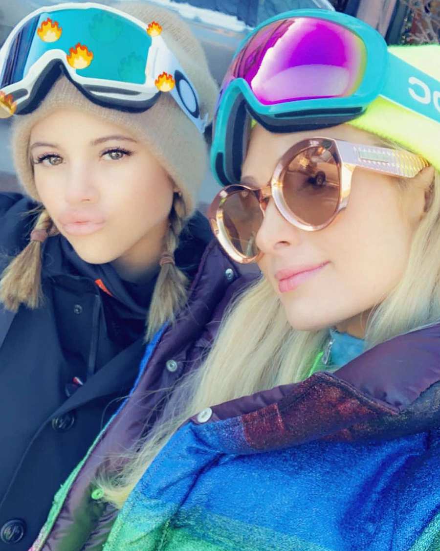 Kourtney Kardashian Kendall Jenner Scott Disick Sofia Richie Paris Hilton Vacation Aspen