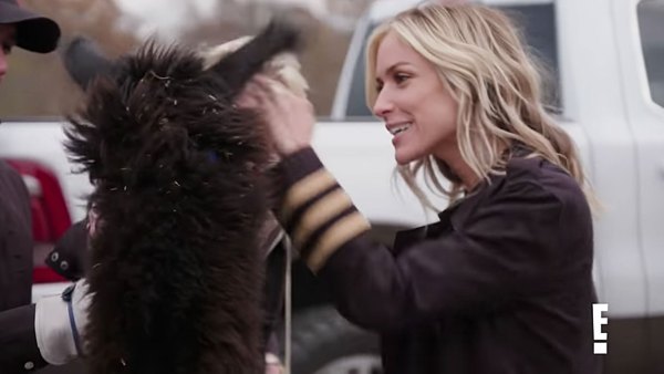 Kristin Gives Jay a Llama