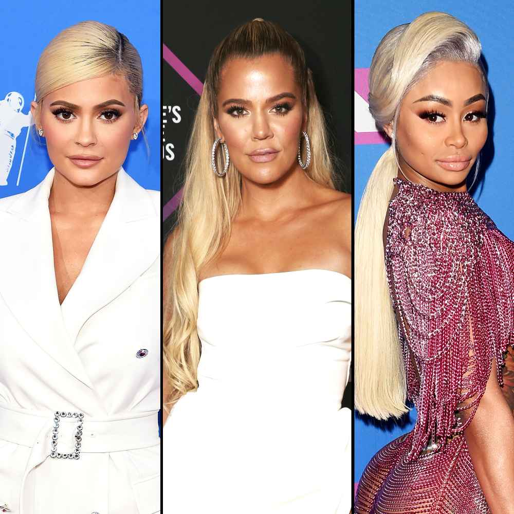 Kylie Jenner, Khloé Kardashian and Blac Chyna