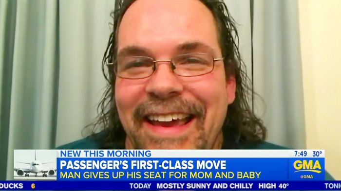 Man Gives Up First Class Seat For Mom And Baby