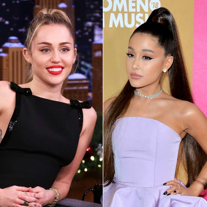 Miley Cyrus Texted Ariana Grande Heart Emojis After Grande’s Split With Pete Davidson