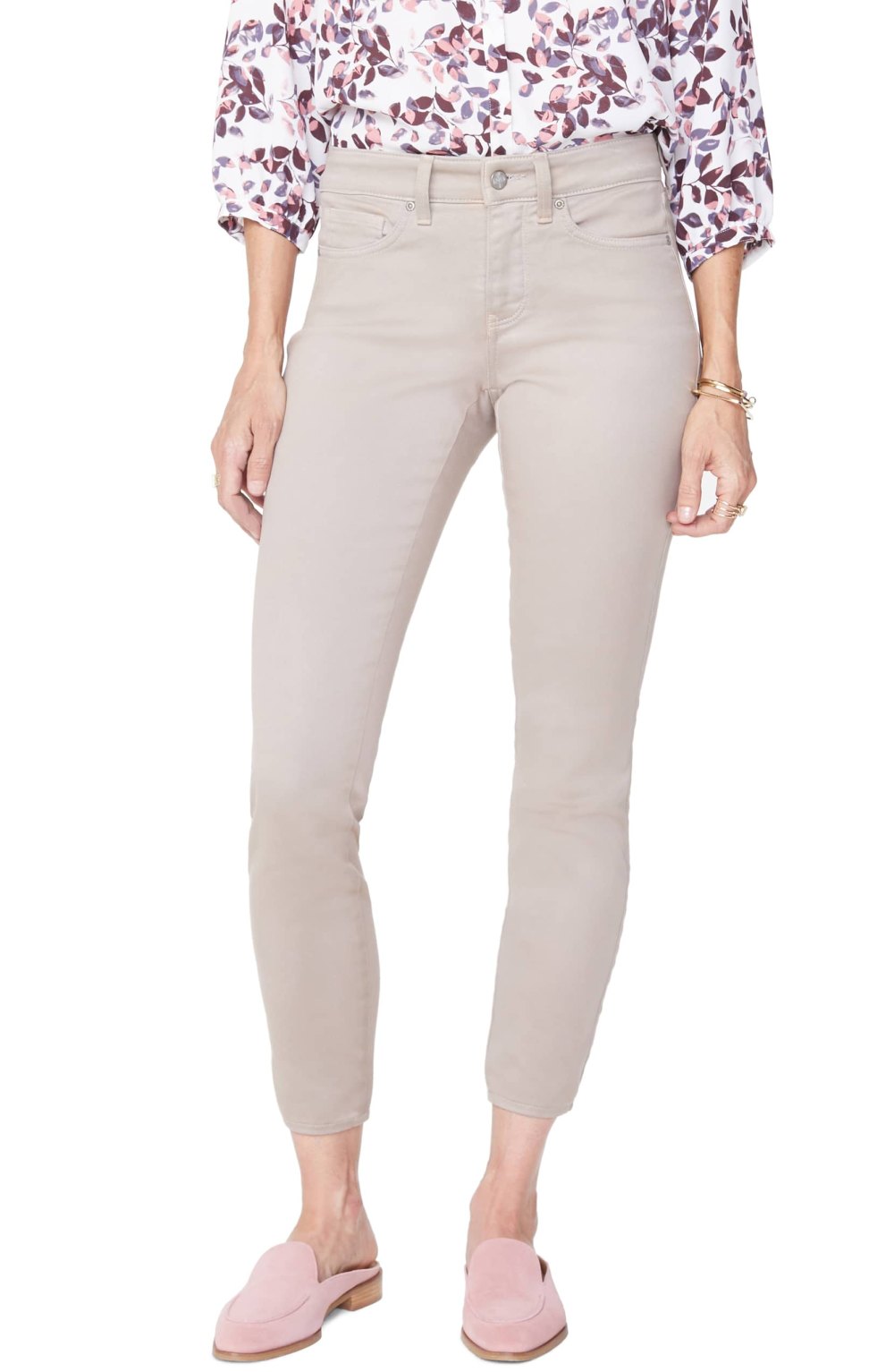 NYDJ Ami High-Waist Colored Stretch Skinny Jeans