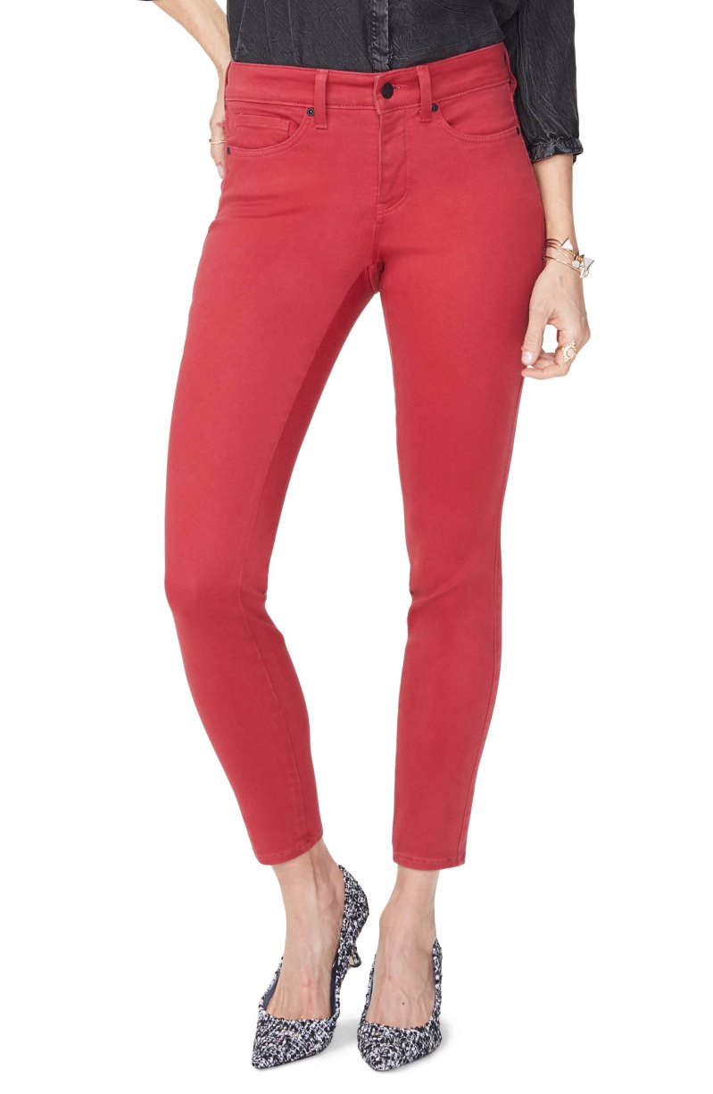 NYDJ Ami High-Waist Colored Stretch Skinny Jeans