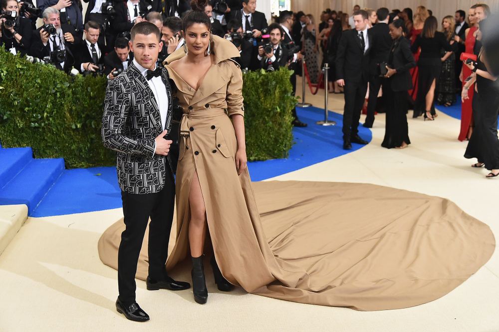 Nick Jonas Jokes 'Rule Number One' for Relationship With Priyanka Chopra Is to 'Never Step on Her Train'