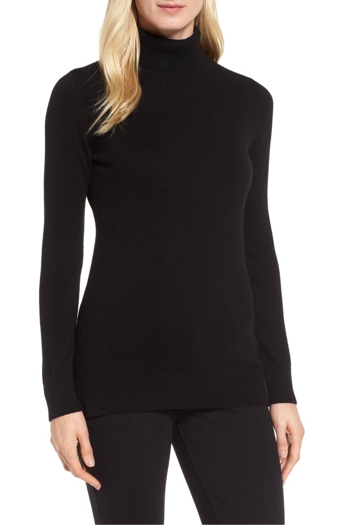 This Cashmere Black Turtleneck Can Be Styled so Many Ways