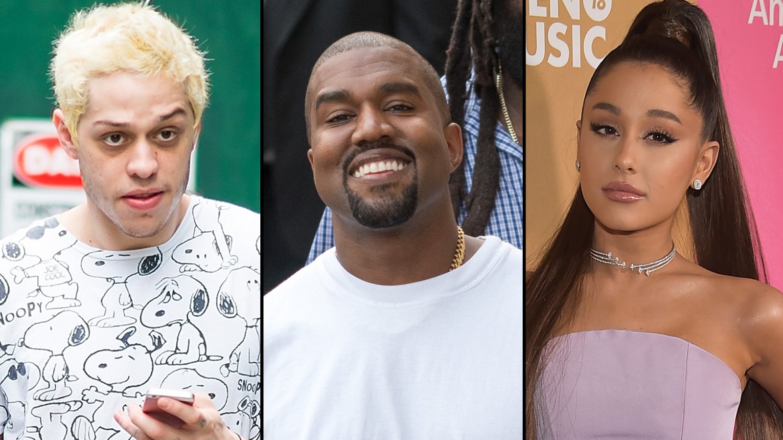 Pete Davidson Kanye West comments Ariana Grande