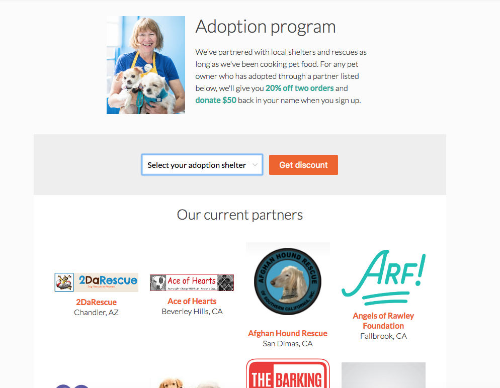 pet adoption services nom nom now