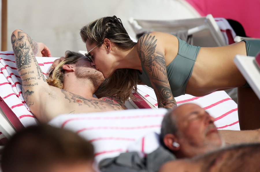 Gavin Rossdale Sophia Thomalla Split Kisses Loris Karius