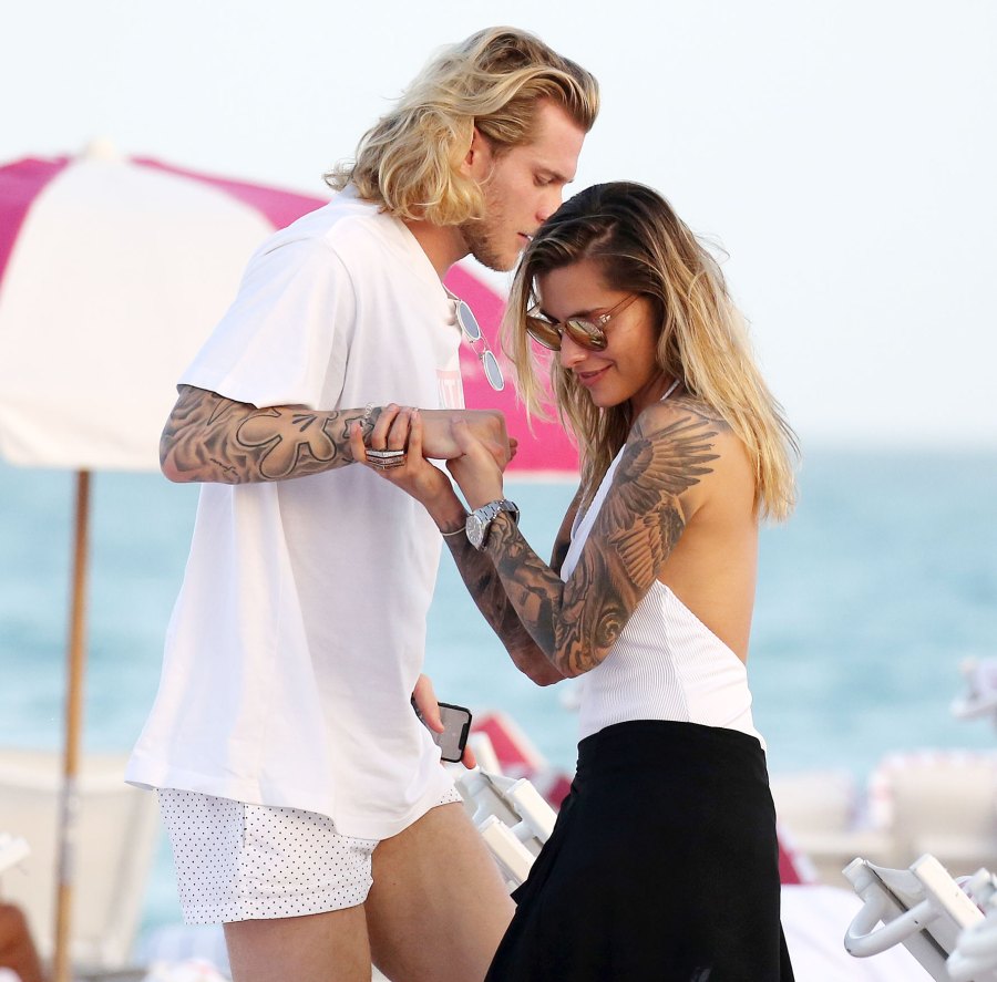 Gavin Rossdale Sophia Thomalla Split Kisses Loris Karius
