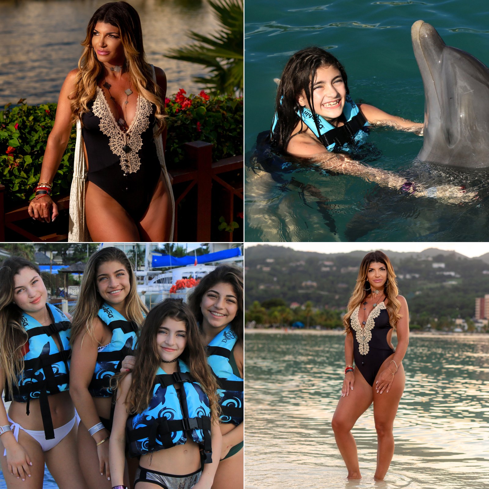 Teresa Giudice Vacations in Jamaica With Her Four Daughters: Pics