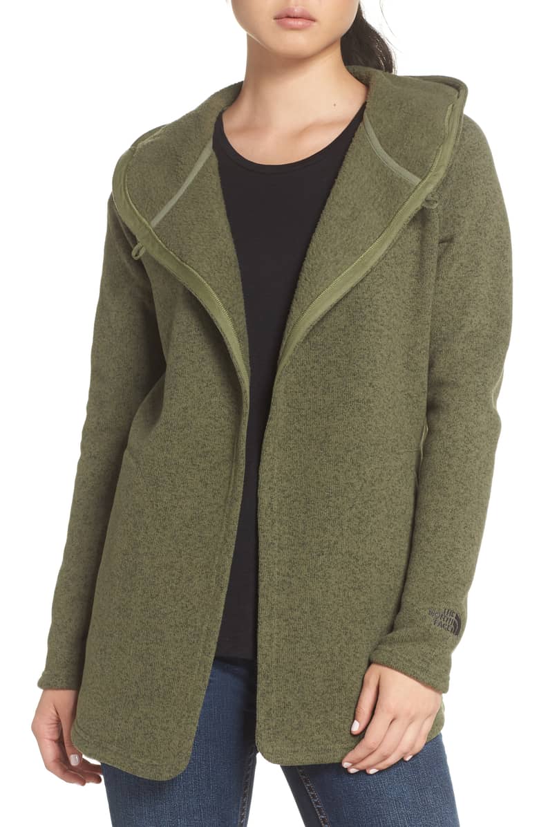 The North Face Crescent Wrap jacket in green