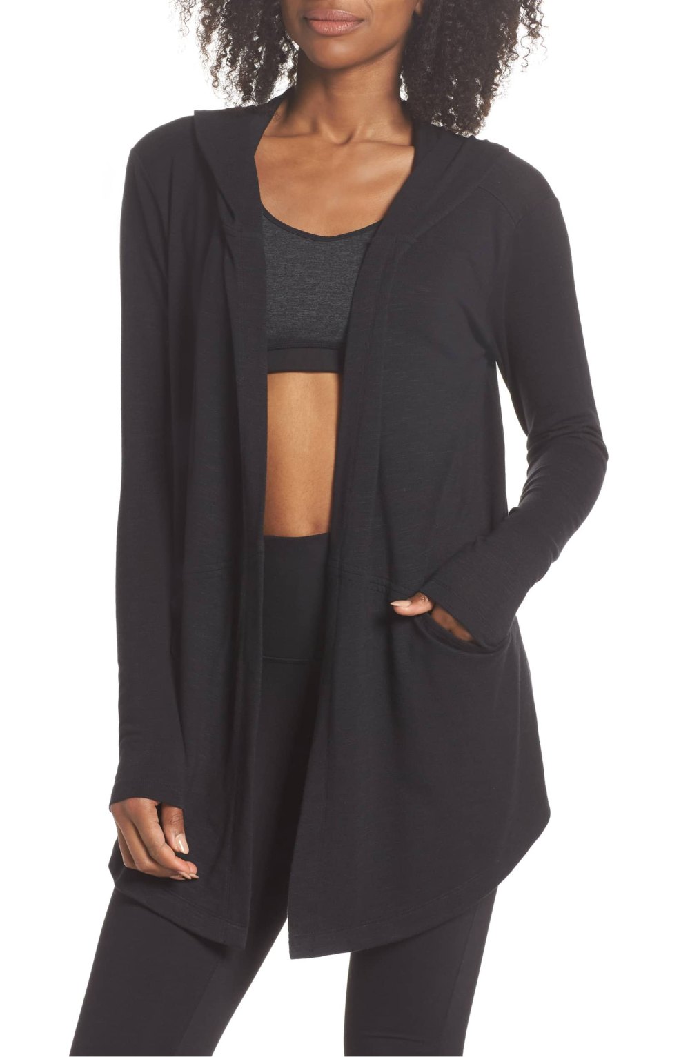 Zella After Class Hooded Cardigan