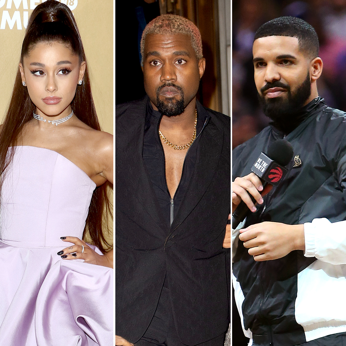 ariana-grande-kanye-west-drake twitter fight