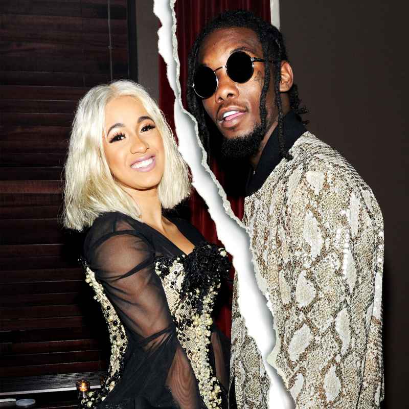 Cardi B (L) and Offset