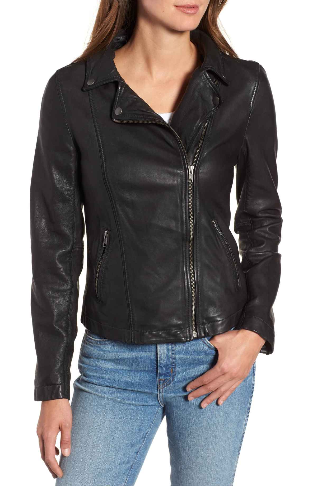 We Found the Perfect Leather Jacket for Holiday Dressing | UsWeekly