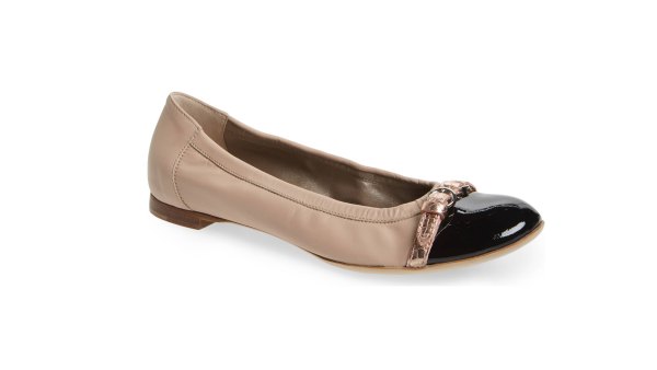 agl cap toe ballet flat