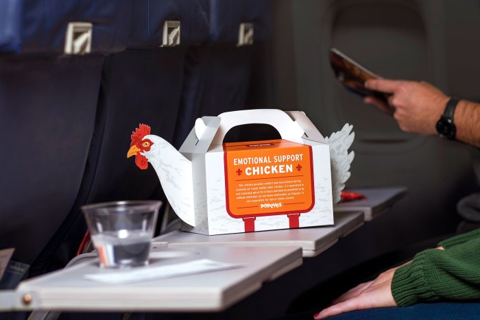 Popeyes Launches 'Emotional Support Chicken' to Make Holiday Travel Less Stressful