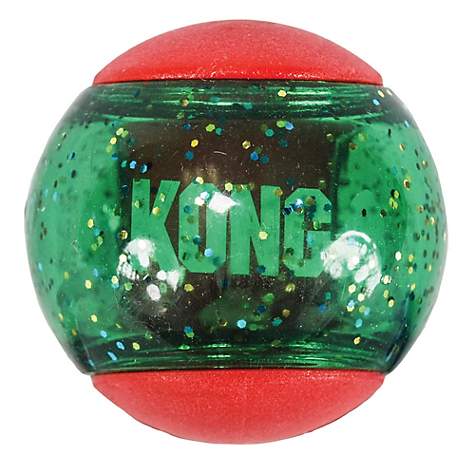 holiday kong toy ball