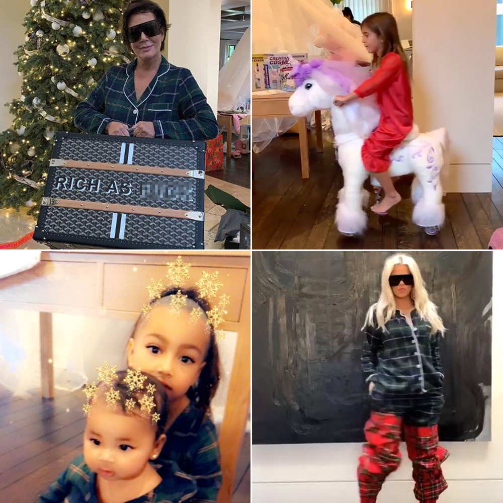 Kardashian Christmas Morning