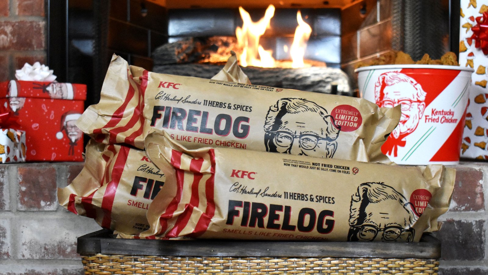 KFC's Herbs and Spices Firelog Fills Your House With Fried Chicken Smell