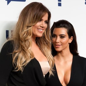 Khloe Kardashian and Kim Kardashian
