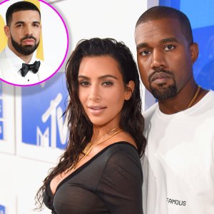 Kim Kardashian, Kanye West, Drake