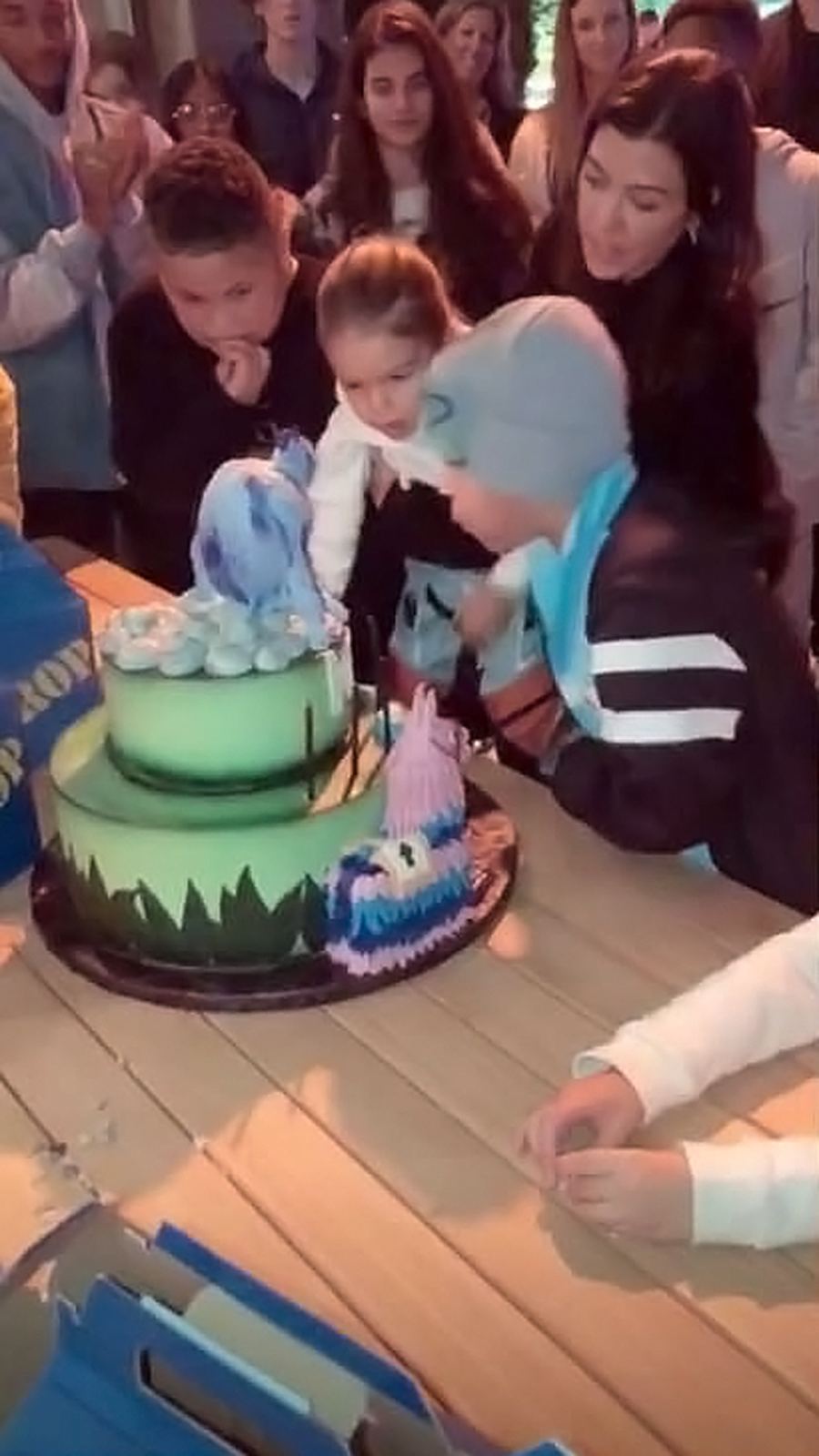 Kourtney Throws Sons a Fortnite-Themed Birthday Party