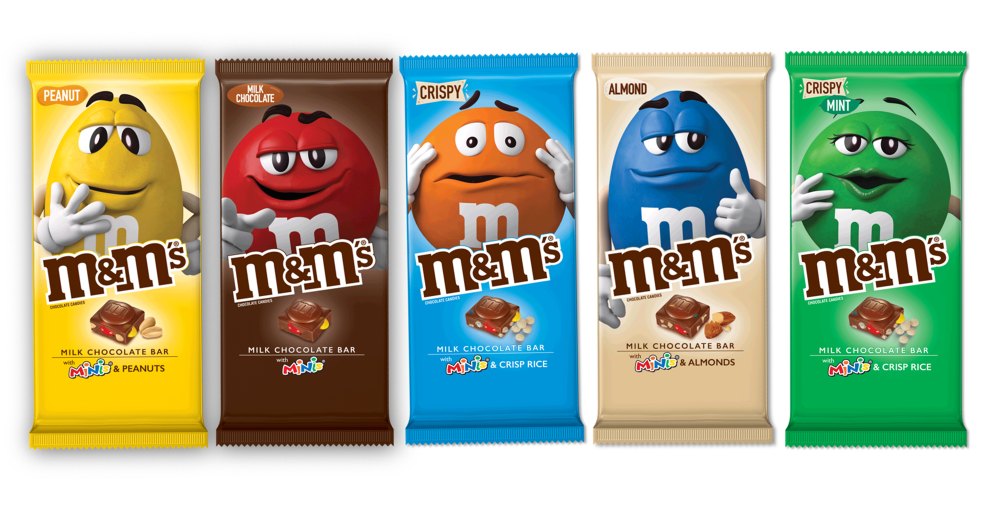 M&M’s Chocolate Bars Now Exist, and They Come in Five Delicious Flavors