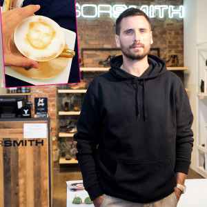 Scott Disick Drank a Beverage With a Foam Art Version of His Face on It: ‘Lord Tea’