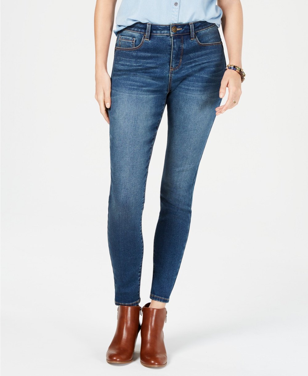 style and co power sculpt curvy-fit skinny jeans