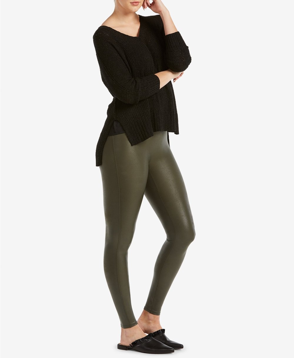 Spanx Faux Leather Leggings Everyone Is Obsessed With Are on Sale