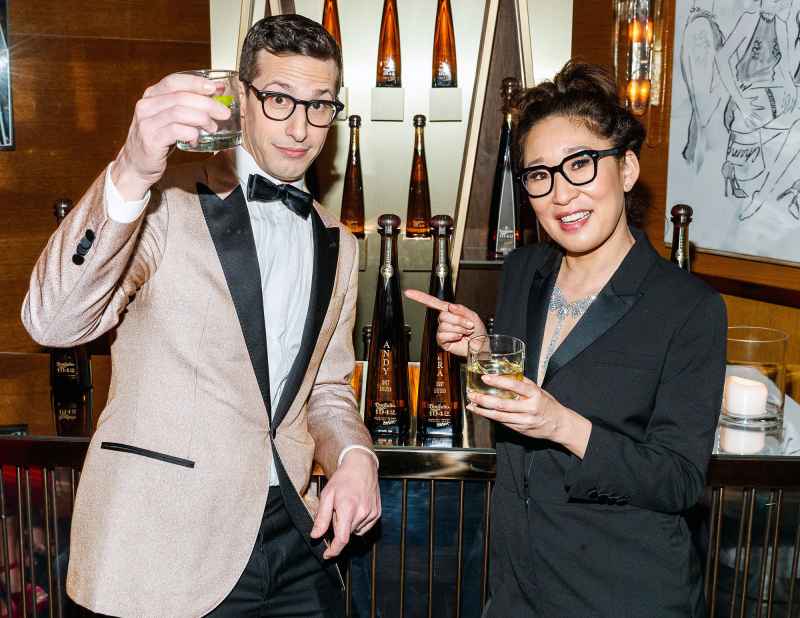 Golden Globes 2019 Afterparties Sandra Oh Andy Samberg
