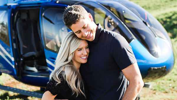 Arie Luyendyk Jr Lauren Burnham Helicopter Tour Hawaii