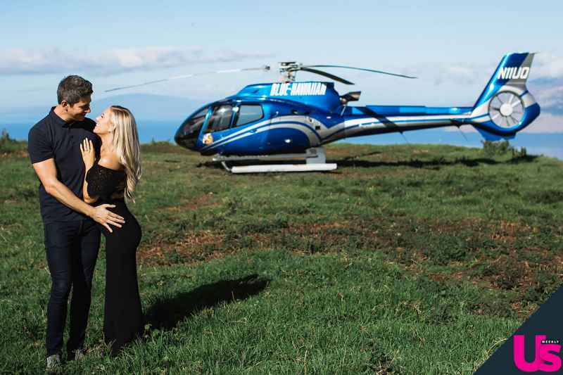 Arie Luyendyk Jr Lauren Burnham Helicopter Tour Hawaii