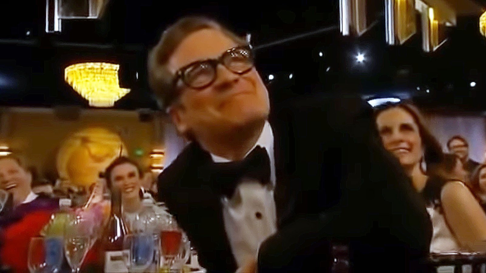 Awards Shows Audience Reactions Colin Firth Golden Globes 2015