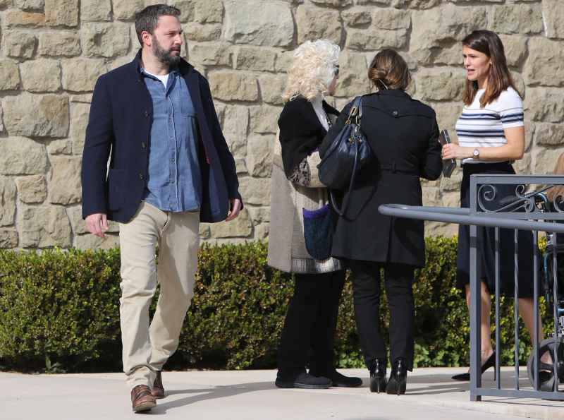 Ben Affleck and Jennifer Garner Reunite for Family Church Outing 2 Months After Finalizing Divorce
