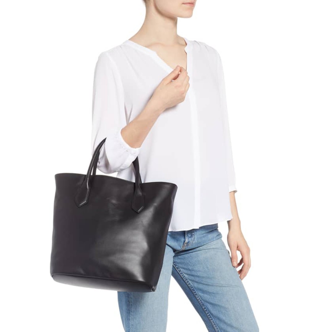 This Work-to-Weekend Leather Tote Is on Sale for 50% Off! | UsWeekly