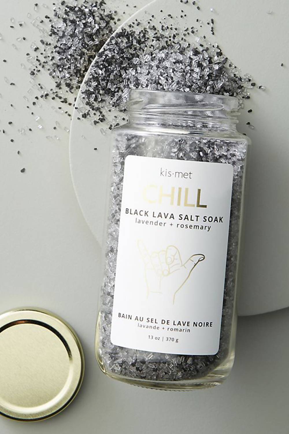 Black Lava Salt Soak