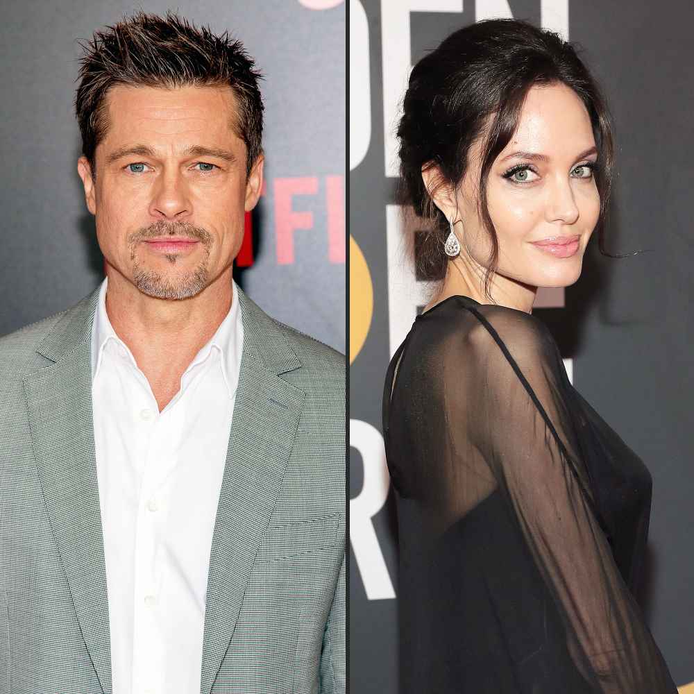 Brad Pitt Angelina Jolie Meet Up Contentious Divorce