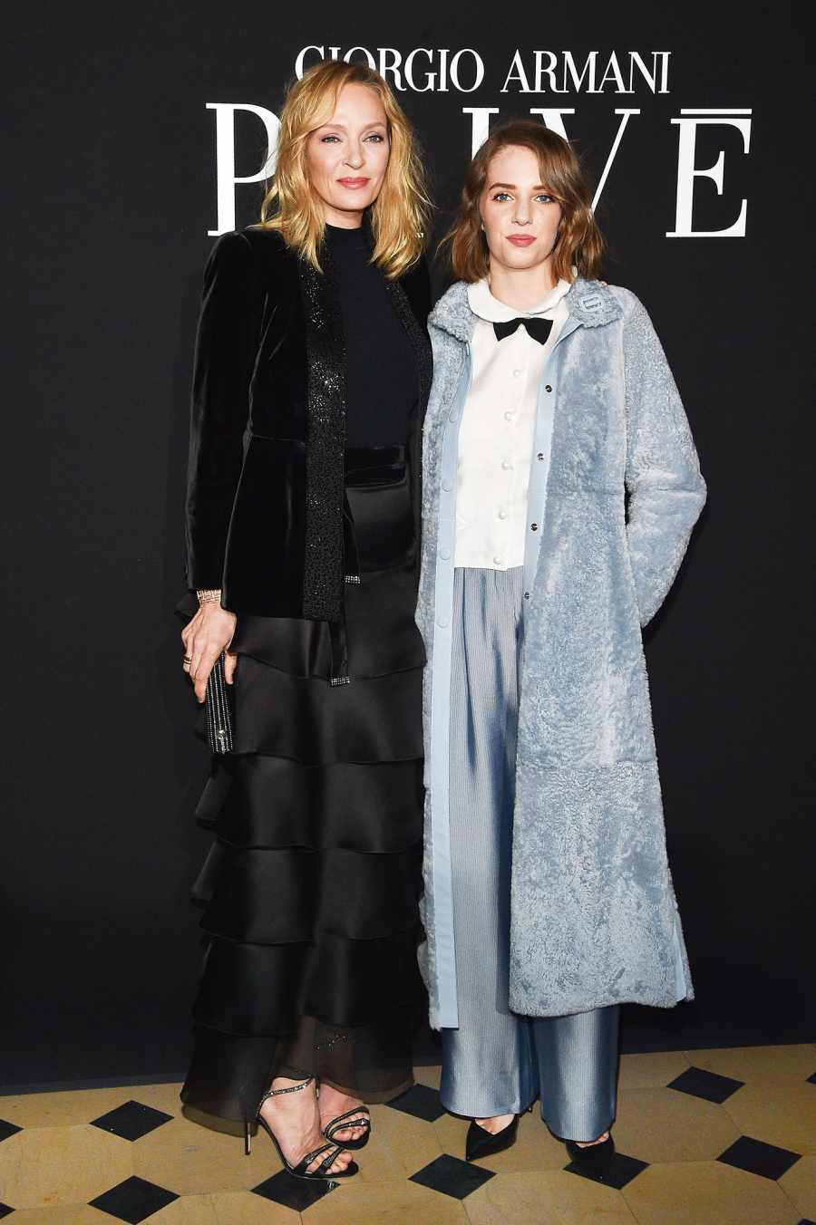 Uma Thurman and her daughter Maya Hawke