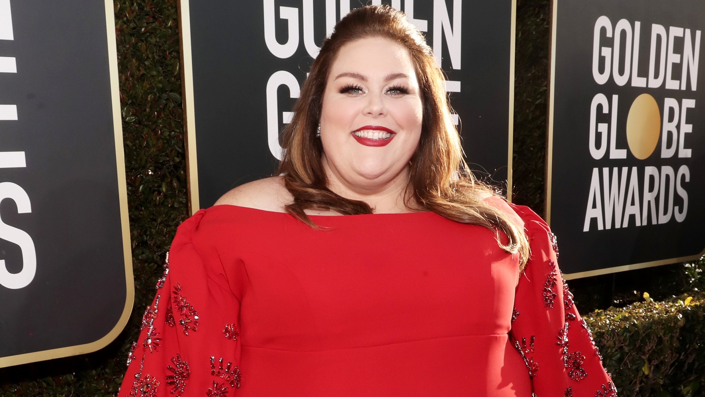 Hal Rosenfeld Golden Globes 2019: Chrissy Metz, Hal Rosenfeld on Red Carpet | Us Weekly