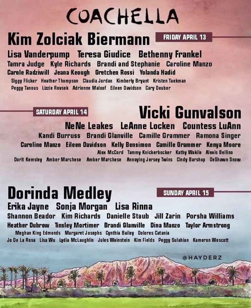 Coachella Spoofs Real Housewives