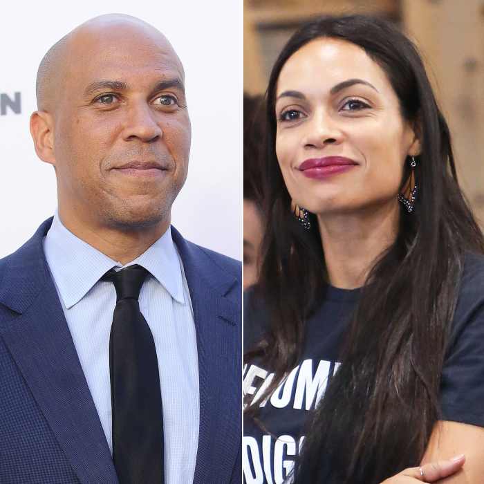 Cory Booker and Rosario Dawson Seen ‘Holding Hands’ at Theater Amid Dating Rumors