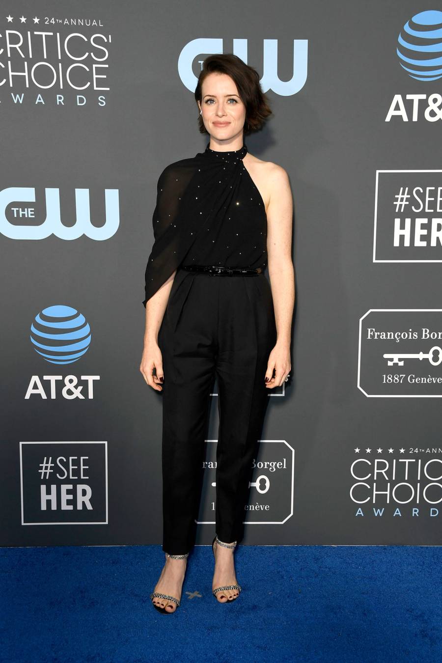 Claire Foy critics choice awards 2019