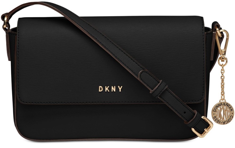 DKNY Saffiano Leather Bryant Flap Cross-Body