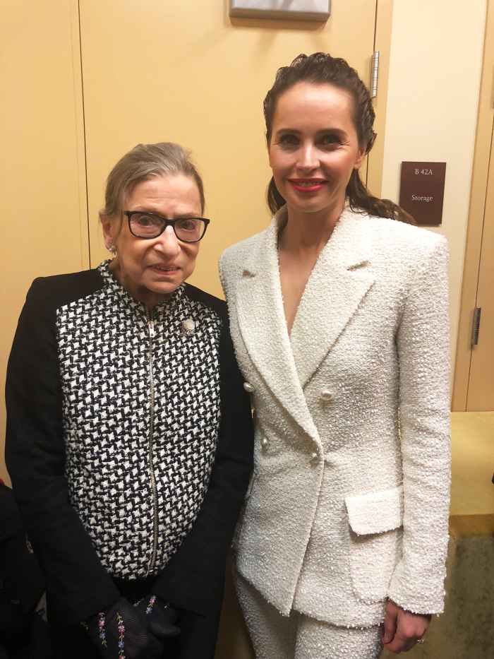 Felicity Jones: ‘I Wanted to Curtsy’ When I Met Ruth Bader Ginsberg