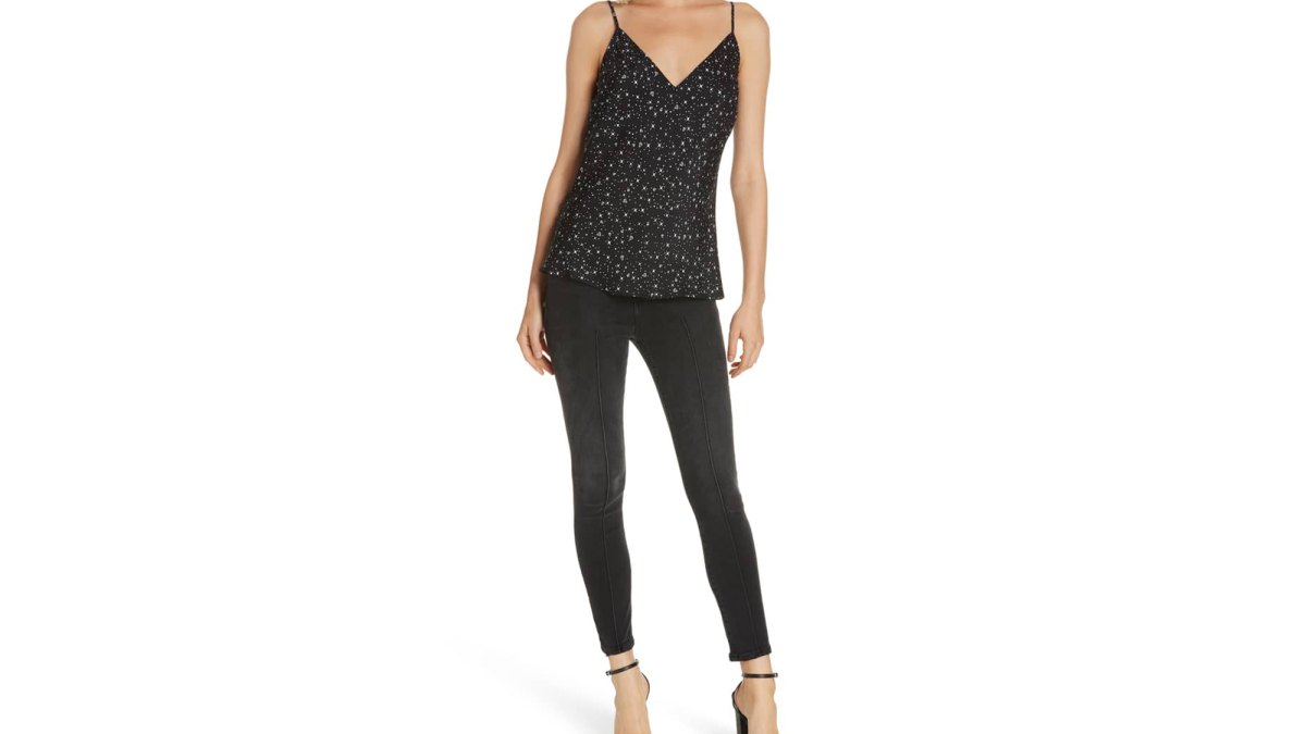 Frame Black Skinny Jeans