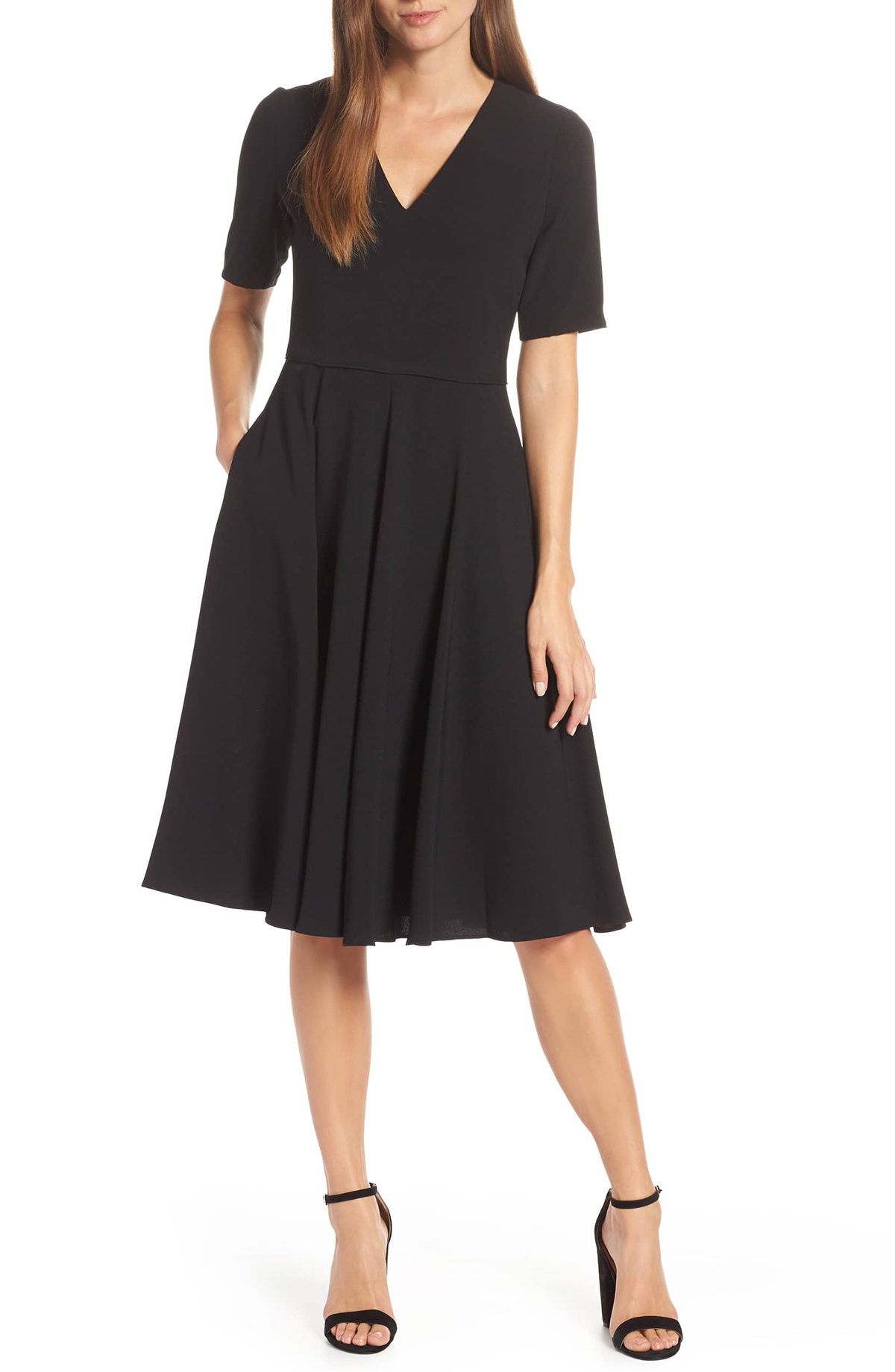 This Timeless Fit-and-Flare Dress Will Glam up Any Occasion