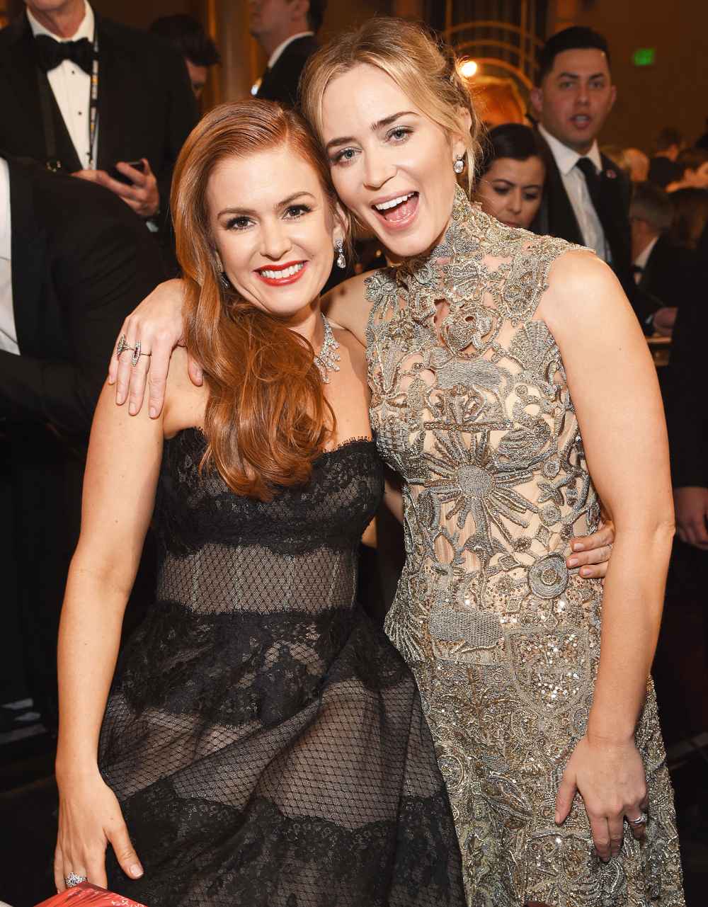 Inside Golden Globes 2019 Isla Fisher and Emily Blunt