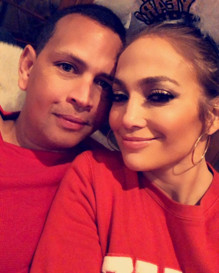 J Lo A Rod Ring in the New Year in Sweats